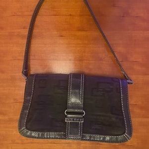 Black mini vintage guess bag